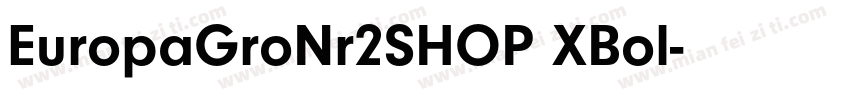 EuropaGroNr2SHOP XBol字体转换